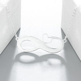 pendentif infini prénom argent