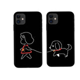 Coque Téléphone Couple Chiot