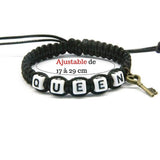 bracelet tressé couple king et queen