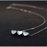 Collier Couple <br> 3 Coeurs (Argent)