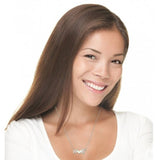 Collier Couple <br> Coeur Entre 2 Initiales (Argent)