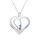 collier coeur prénom personnalisé