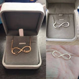 Collier Couple <br> Infini Personnalisé (Acier)