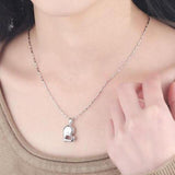 collier en argent pour couple amoureux