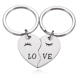 Porte-clés coeur à graver love