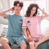 lot de deux pyjamas assortis pour couple