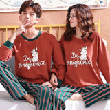 Pyjama pour couple en coton