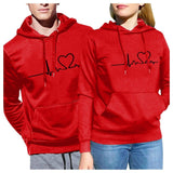 sweat ligne de vie amoureux pour couple