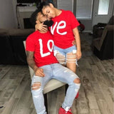 tee-shirt couple love