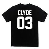 t-shirt couple clyde
